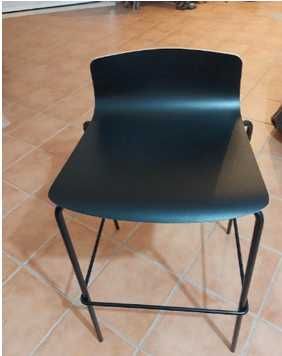 Cadeira de escritório nº 4 - Banqueta DAUPHIN FIORE FI 7596 Preto