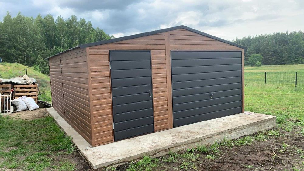 Garaże blaszane Premium, każdy wymiar, producent, profil zamknięty