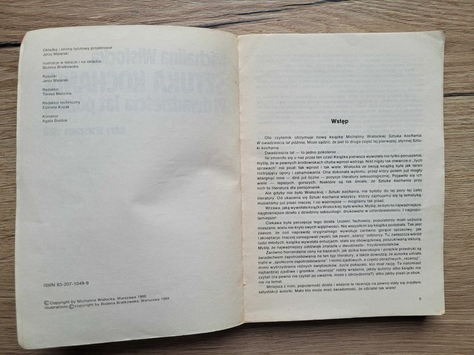 Sztuka kochania - Michalina Wisłocka 1988