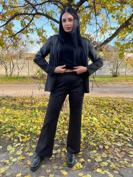 Жіночий чорний костюм Туреччина люксякість