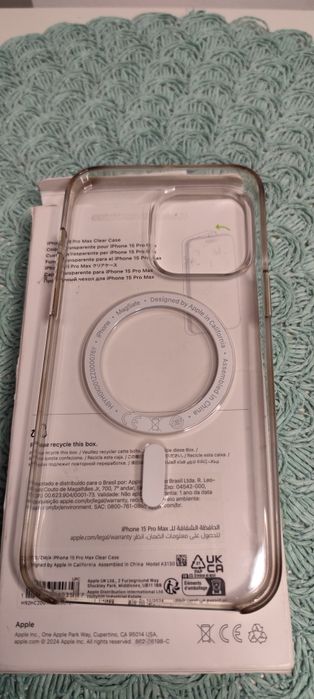 Apple Etui do iPhone 15 Pro Max Apple Magsafe - przezroczyste