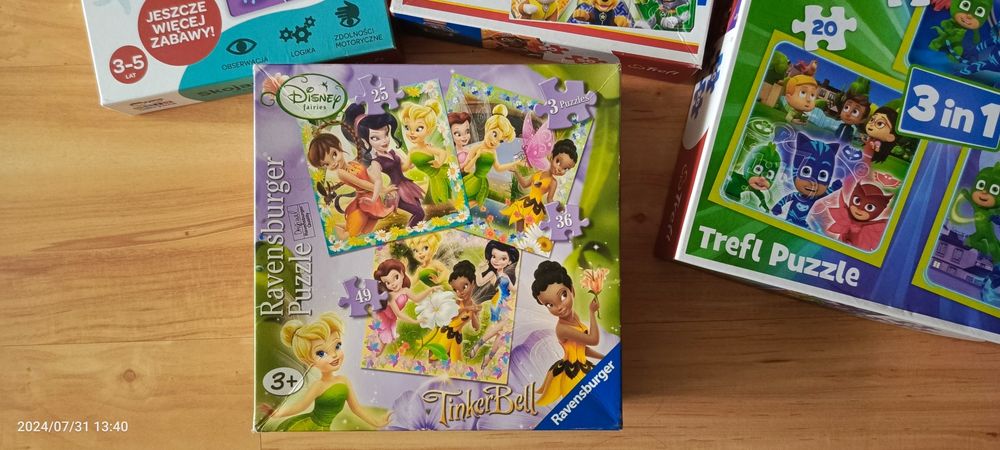 Puzzle i gra edukacyjna wiek 3+