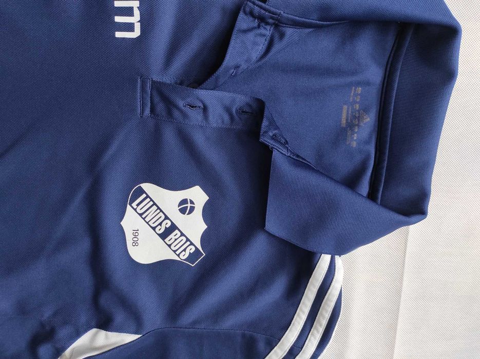 Granatowa koszulka polo adidas L