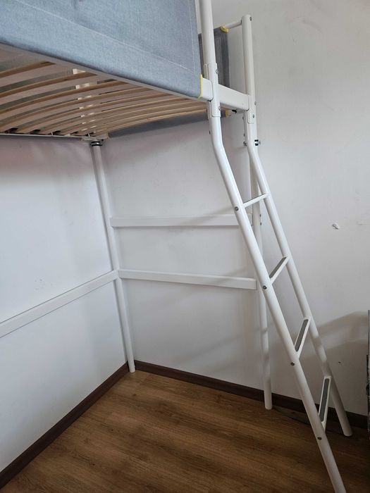 Rama łóżka na antresoli- Vitval Ikea- łóżko piętrowe