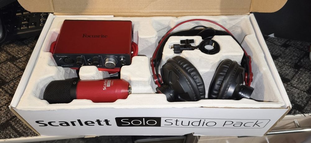 Новий Focusrite Scarlet Solo Studio Pack