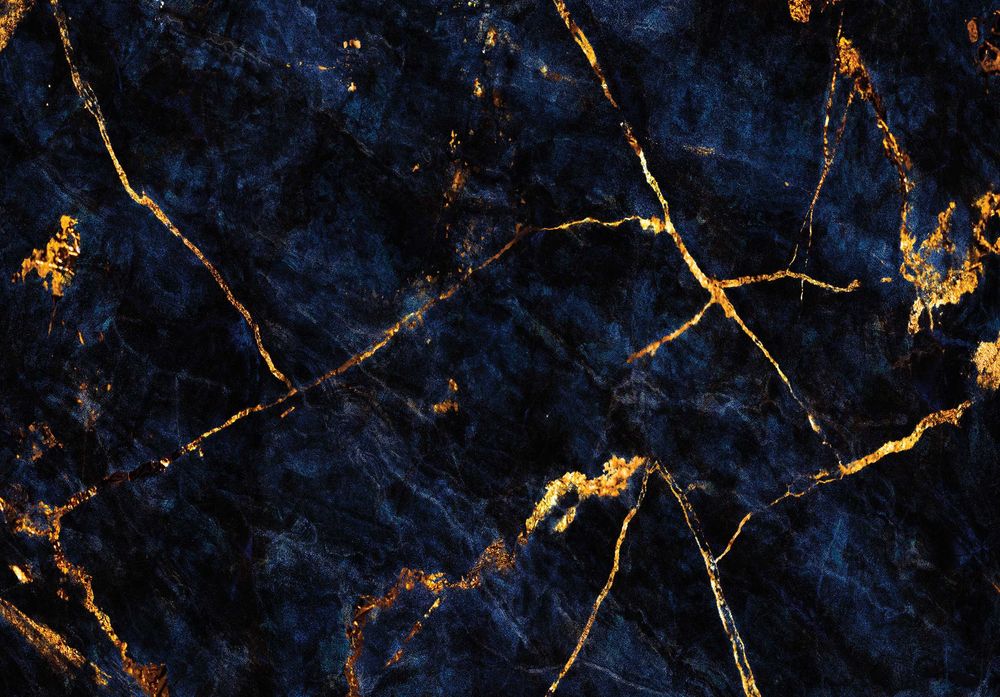 Fototapeta Granatowy Marmur Kamień Do Pokoju Na Twój Rozmiar + KLEJ