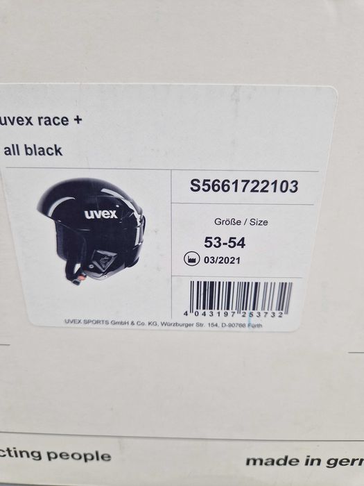 Kask Narciarski UVEX RACE+ roz S 53-54cm