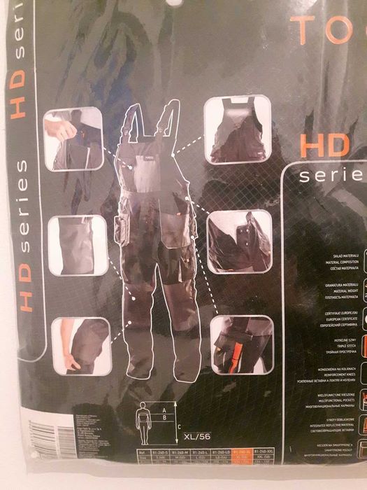 Spodnie robocze ogrodniczki Neo