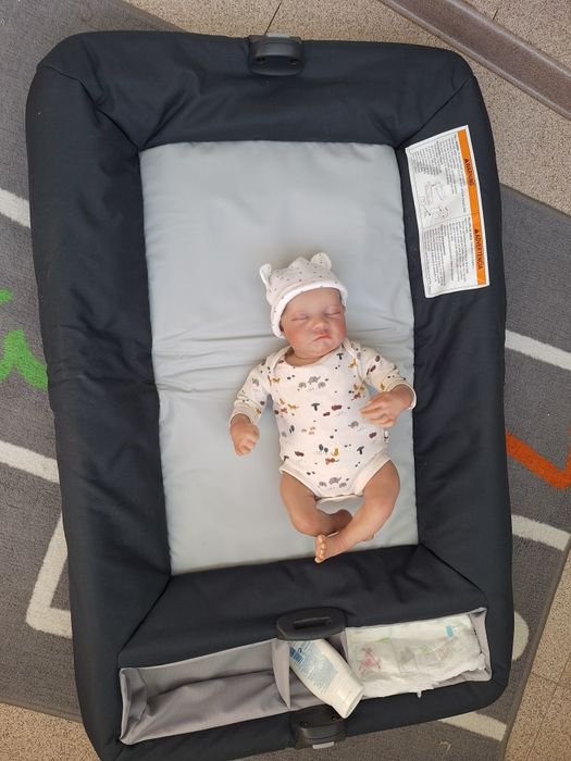 Кокон-пеленатор chicco fastasleep з сумкою, сірий
