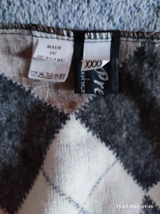 Свитер теплый р.54