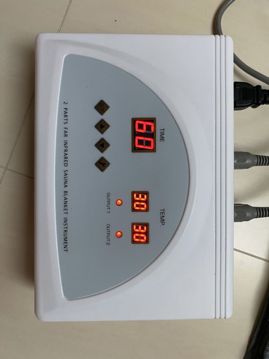 Koc Saunowy na Podczerwień FIR – 2 Strefy Grzania + Pilot (Sauna Blanket)