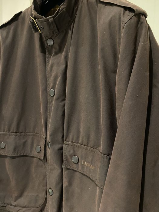 Barbour ensebado bomber jacket como novo