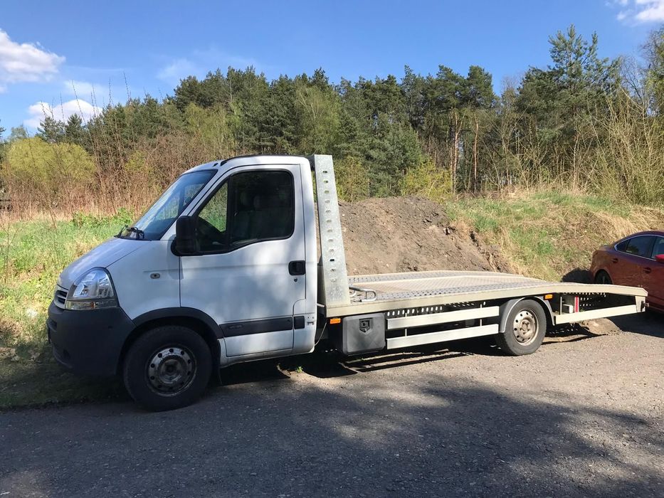 Nissan Interstar  Klimatyzacja- sprawna, tempomat - sprawny. Przewóz pojazdów
