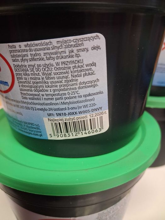Pasta BHP  ze ścierniwem
