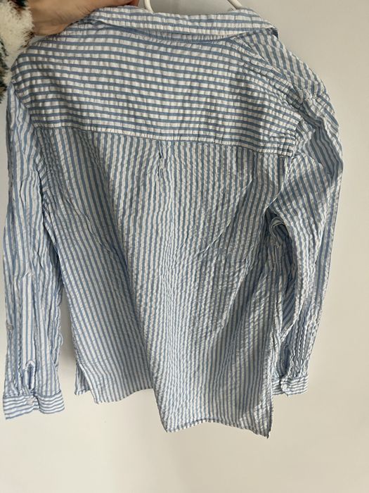 Koszula w paski L M xl oversize basic damska