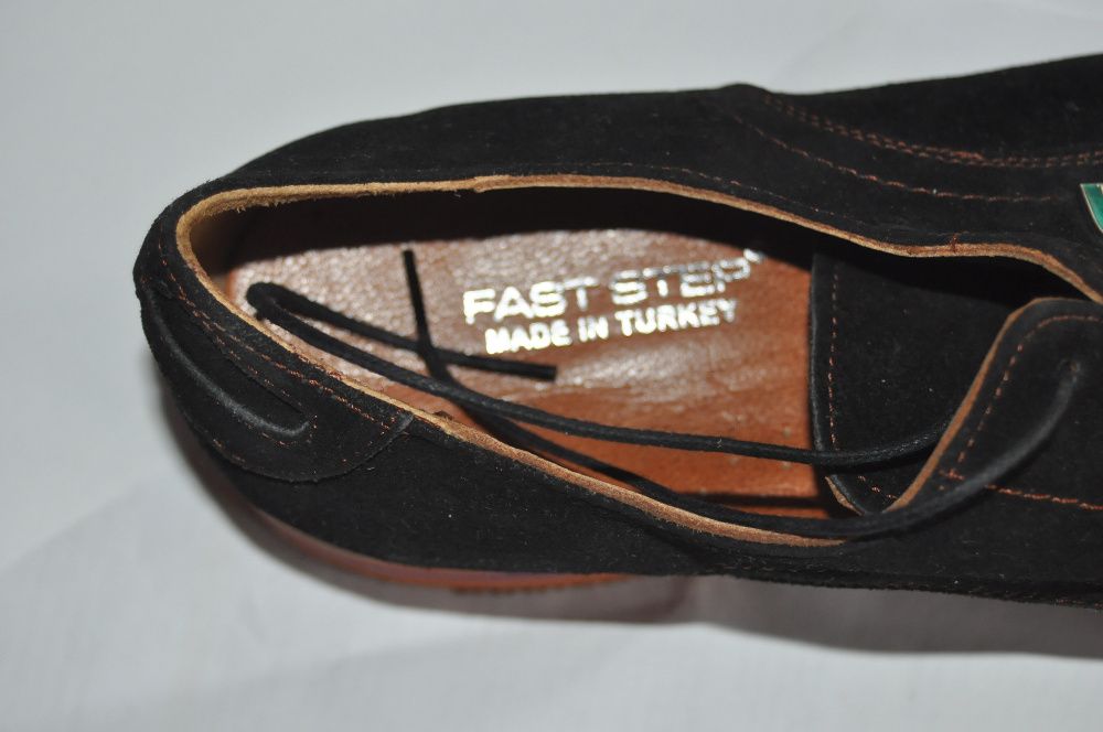 Buty Fast Step zamszowe czarne 42