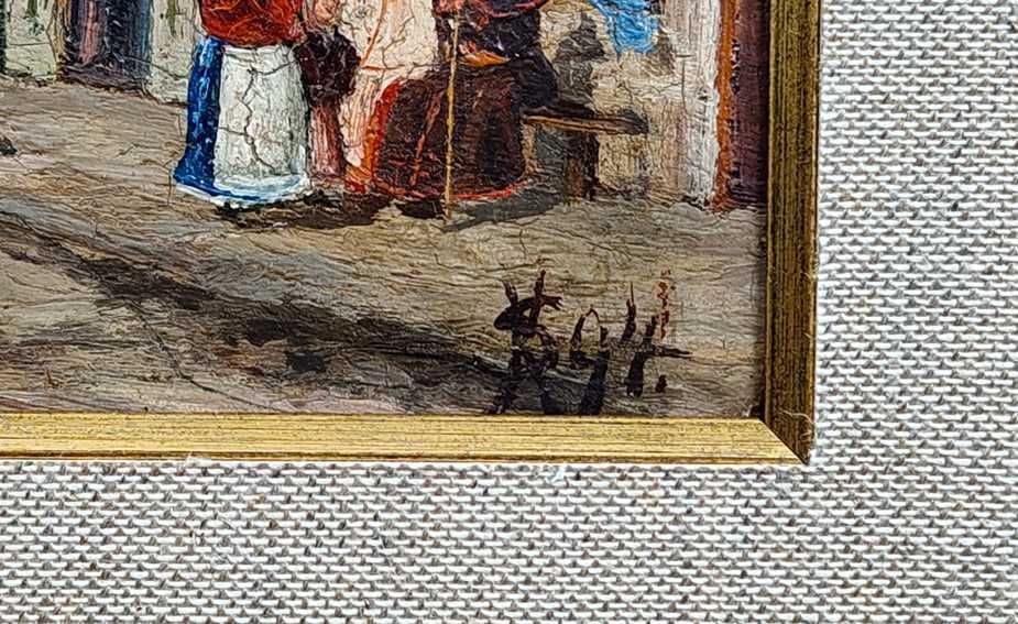Obraz olejny Iłża 1894, malarstwo z kręgu Edmunda Perle 58