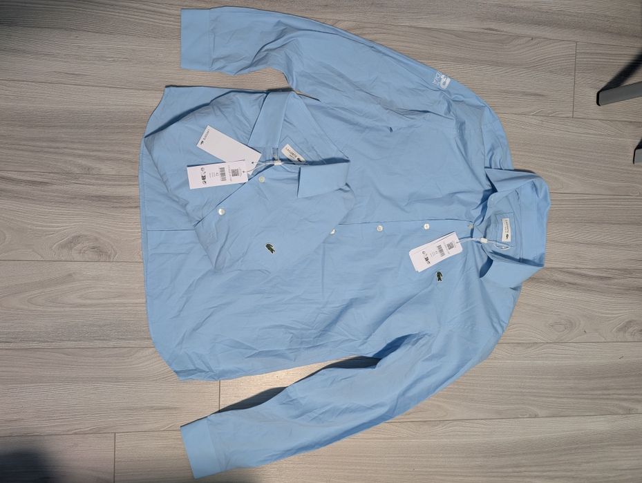 Чоловіча сорочка Lacoste Slim Fit Stretch - Мужская сорочка Рубашка L