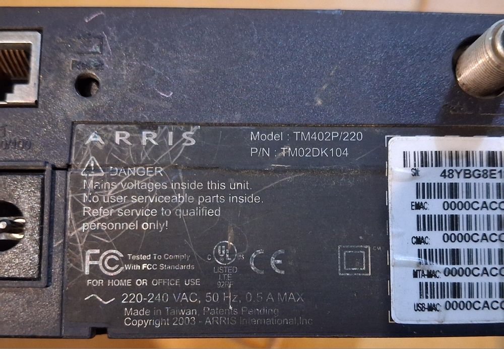 Modem Arris -  excelente