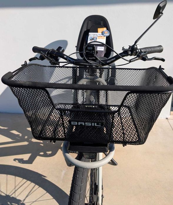 Bicicleta Elétrica de Carga com Cadeirinha – Ahooga Modular LowStep 8V 400Wh