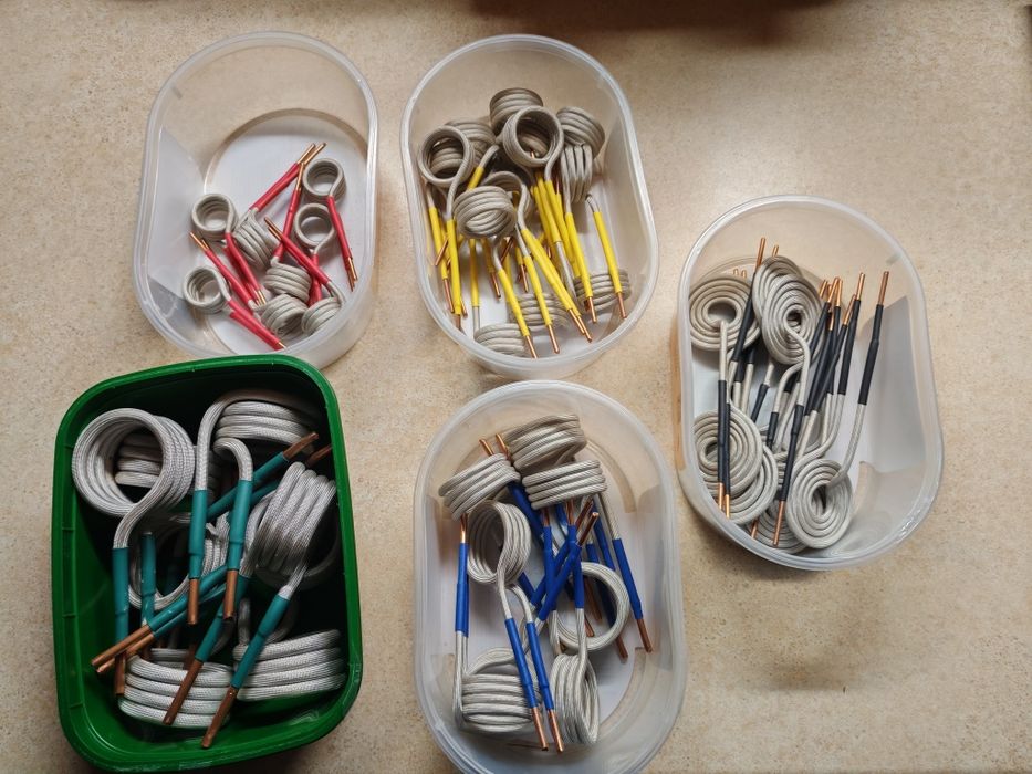 Zestaw cewek indukcyjnych do nagrzewnicy