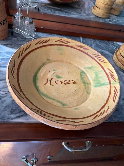 PRATO VIDRADO TRADICIONAL