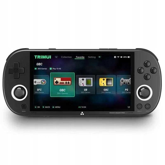 Портативная игровая консоль Trimui smart pro+карта 128 гб с играми