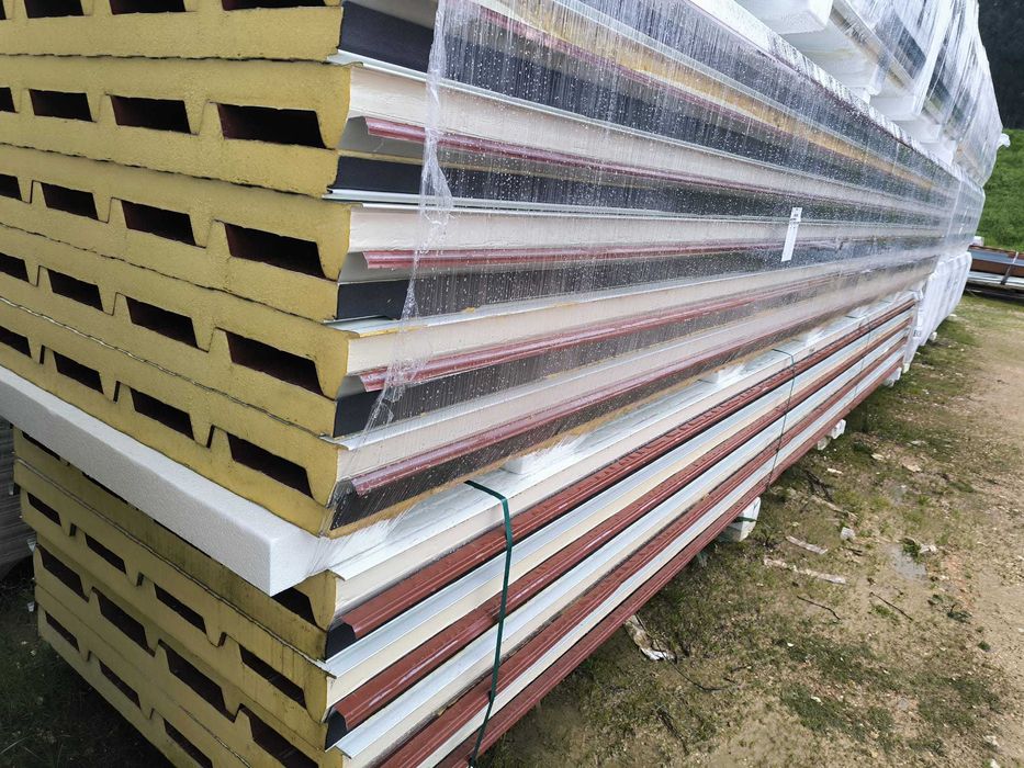 Painel SandWich, Coberturas e Fachadas - Lote Segunda Escolha em STOCK