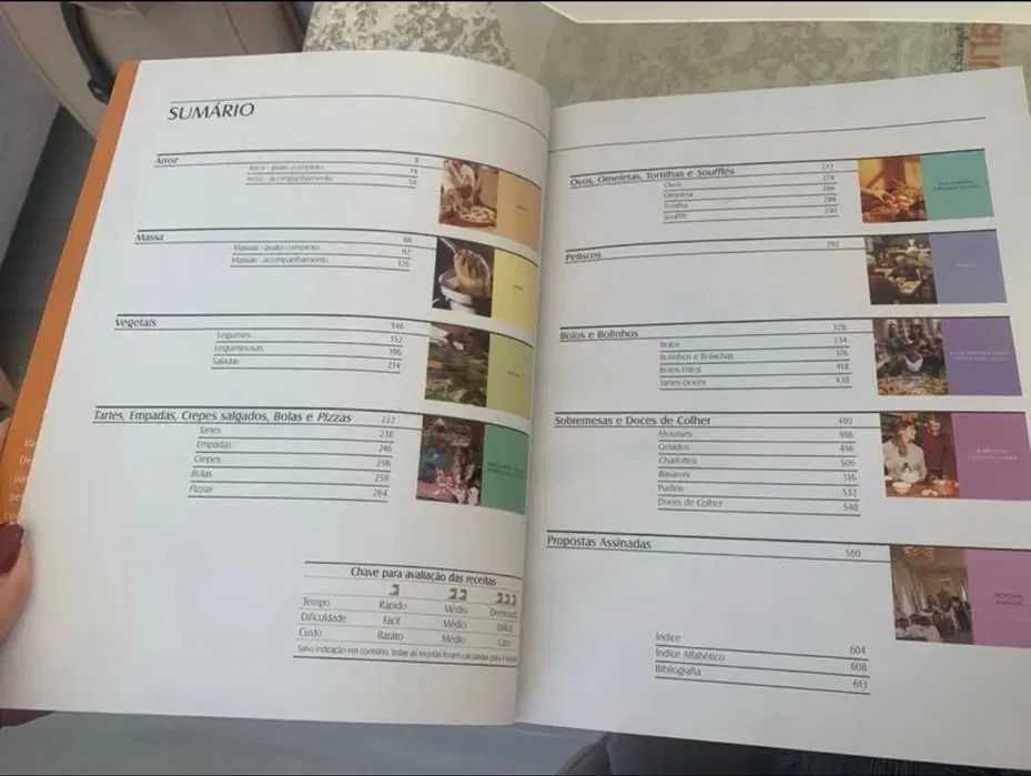 Livros de culinária (dois volumes) - A magia dos sabores