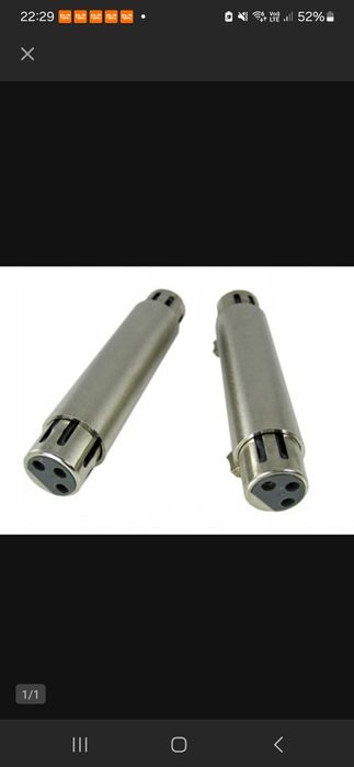 Adapter  złącza xlr