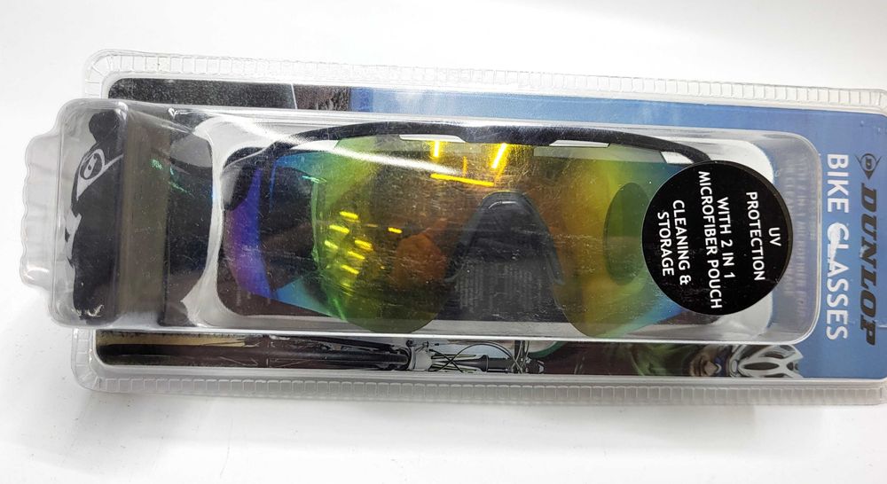 Okulary sportowe DUNLOP z filtrem UV + pokrowiec