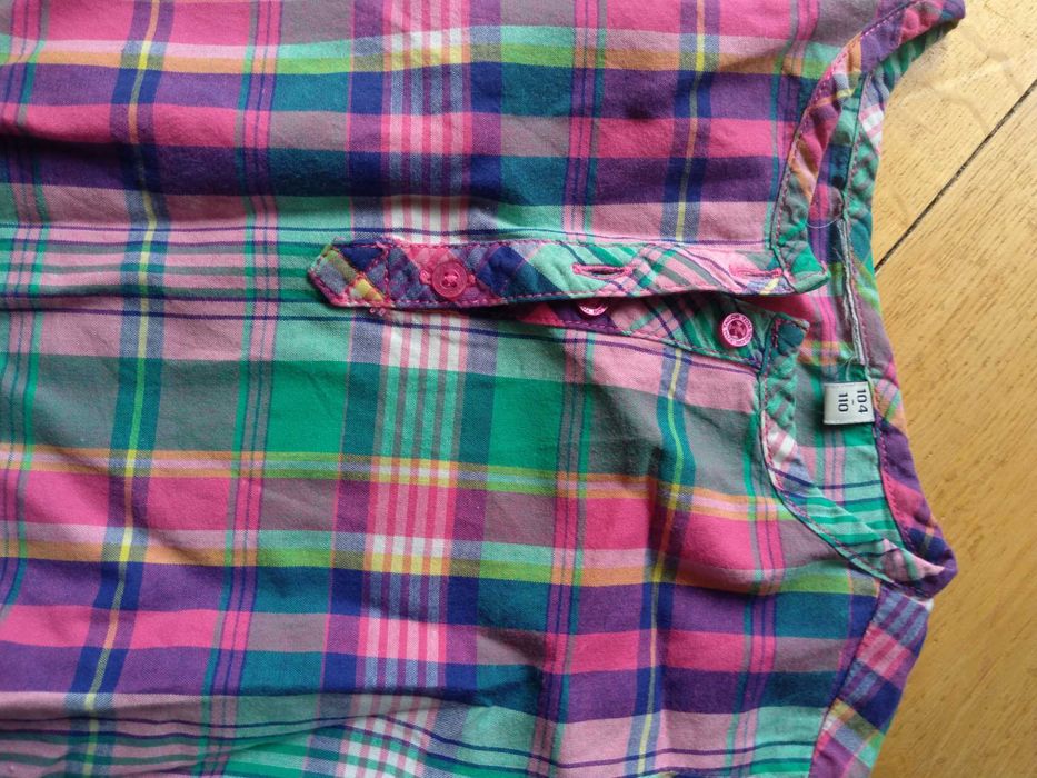 Koszule w kratkę 98, 110 116