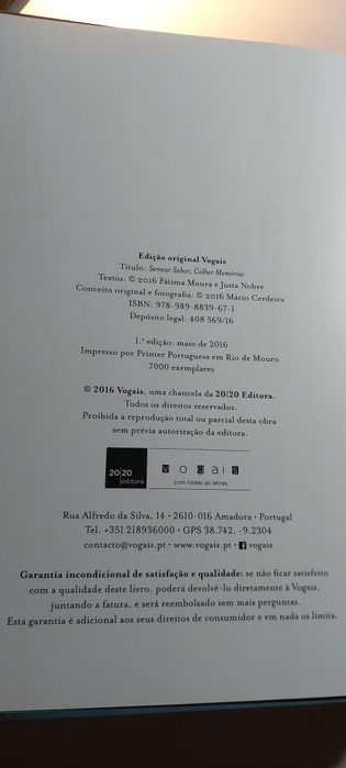 Semear Sabor, Colher Memórias - Fátima Moura e Justa Nobre