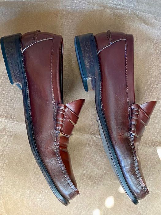 Sapato mocassins Massimo Dutti em couro