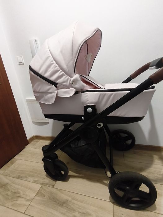Wózek 3w1 jasny róż