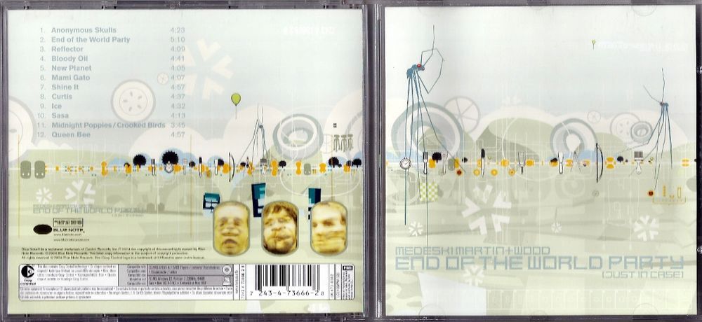 MEDESKI MARTIN & WOOD - End Of The World Party (Just In Case) CD [EU]
