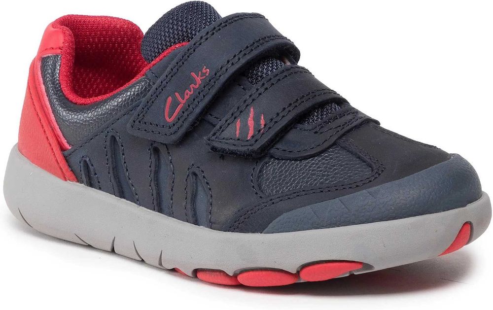 Детские кожаные кроссовки Clarks Rex Play (28,5р.17-17,5см)