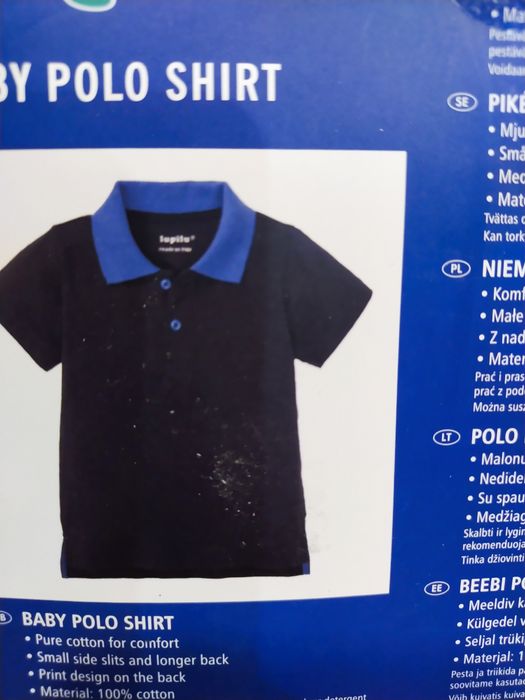 Koszulka niemowlęca polo r 62/68