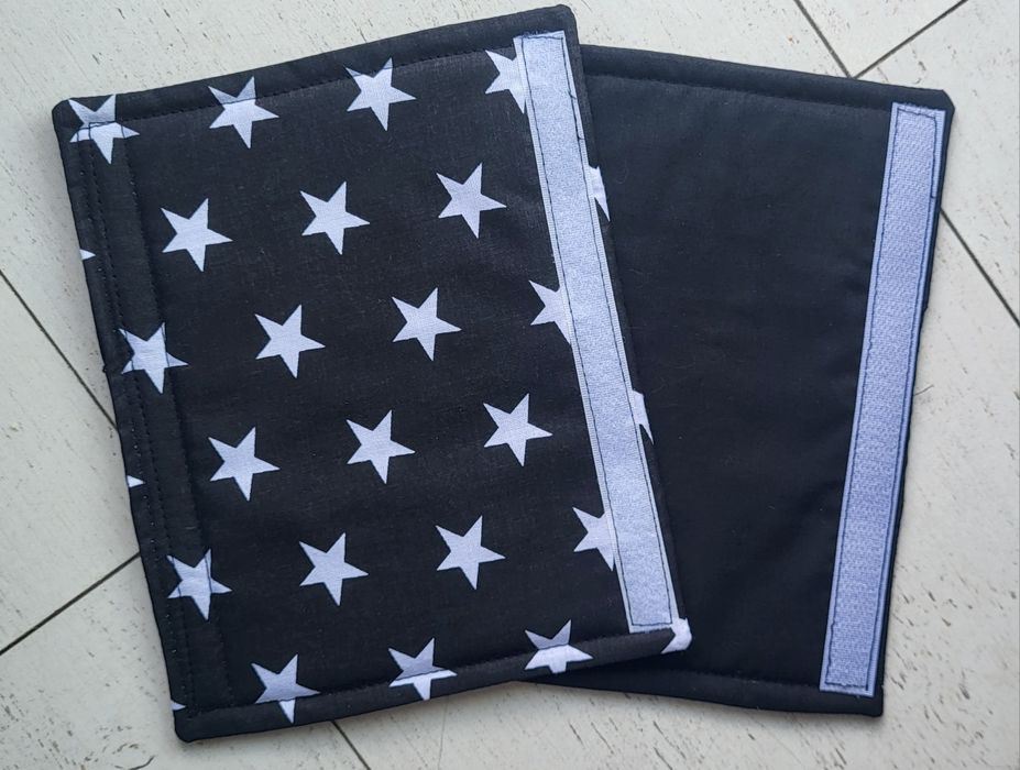 Ochraniacze na pasy . Komplet bawełniany.