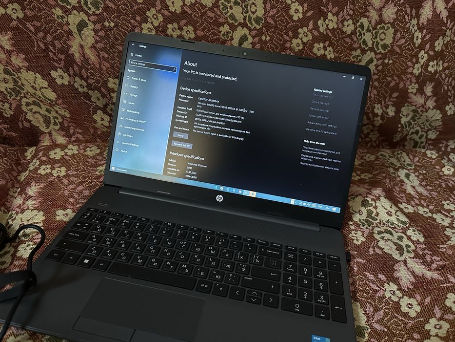Ноутбук HP 15 | Intel Core i3-1115G4 | 8 ГБ RAM | SSD 256 ГБ | Ідеальний стан
