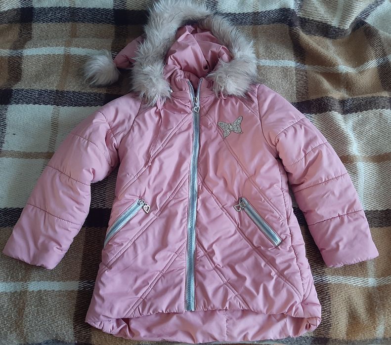 Зимова дитяча курточка р. 124