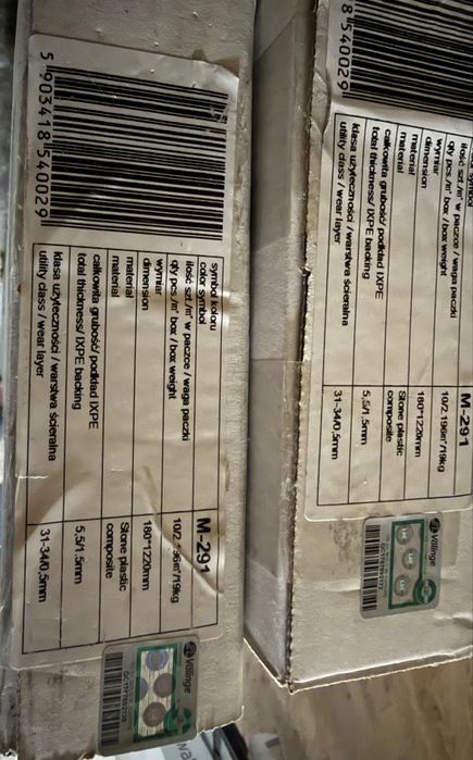 Panel winylowy SPC z podkladem dab piaskowy 30m2