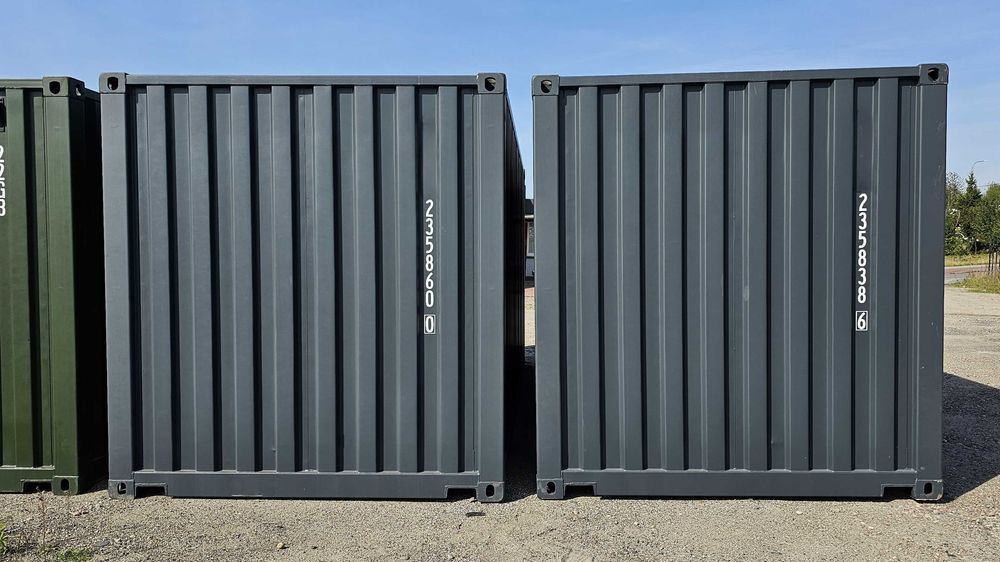 KONTENER MORSKI 20’DV Nowy, od ręki, GRAFITOWY, 6-metrowy, LĘBORK
