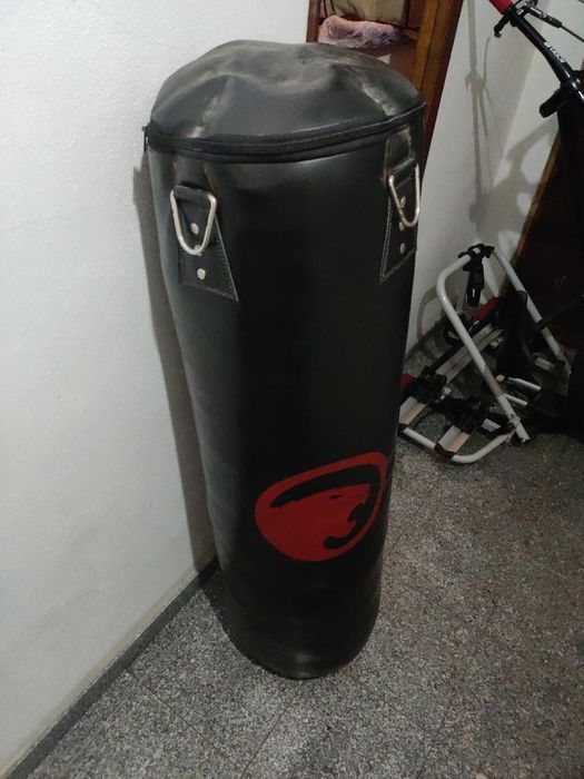Saco pesado Muay Thai Xin-Tiger como novo