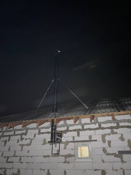 Дымоходы, трубы нержавеющие, димоход, сендвич труби, монтаж. Гильзовка