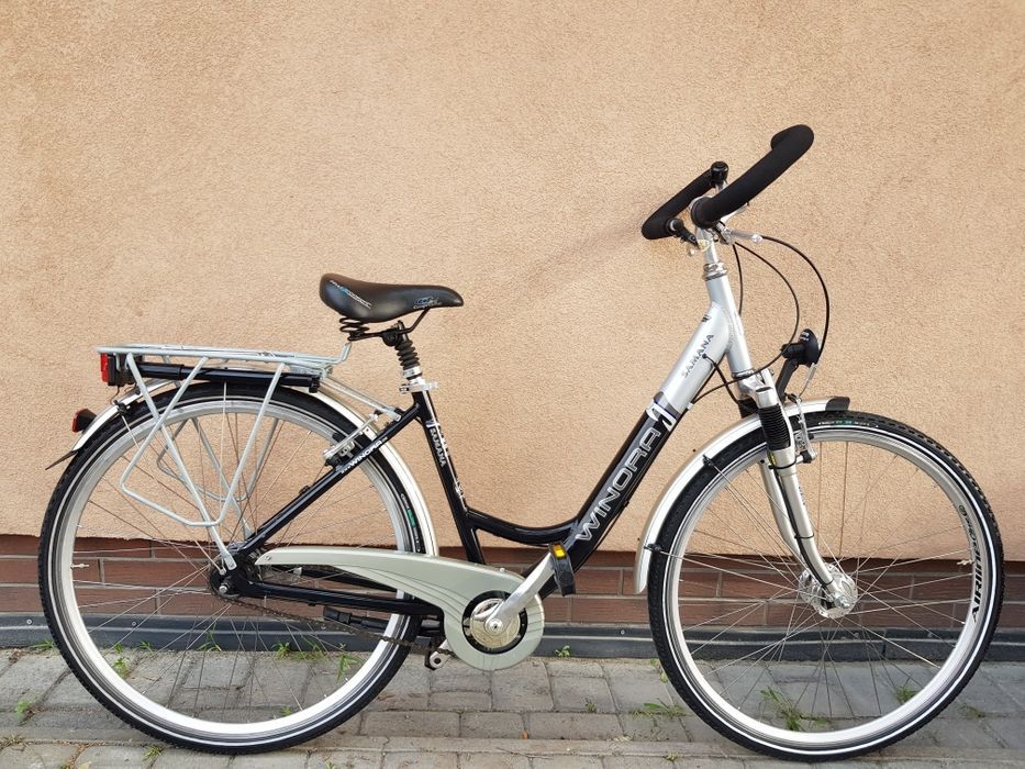 Rower damski miejski WINORA Koła 28 SHIMANO aluminium okazja WYSYŁKA