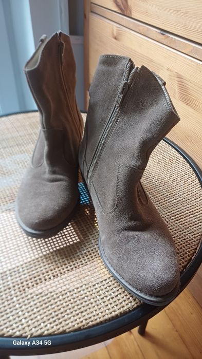 Kowbojki Nowe 36 ohbutik kinga rusin zamsz skora naturalna nowe