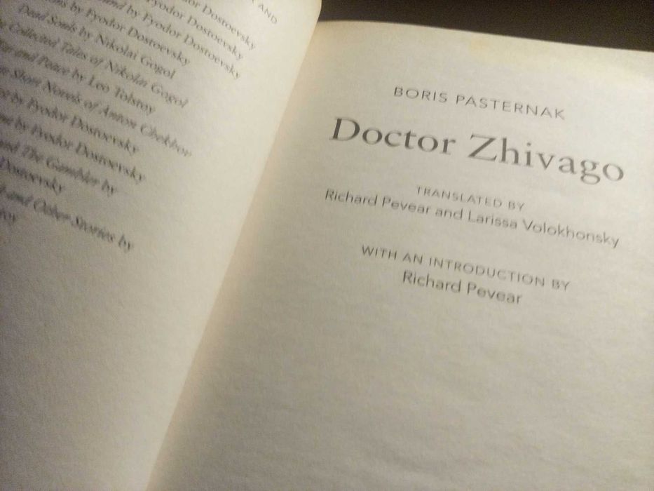 Doctor Zhivago - Pasternak