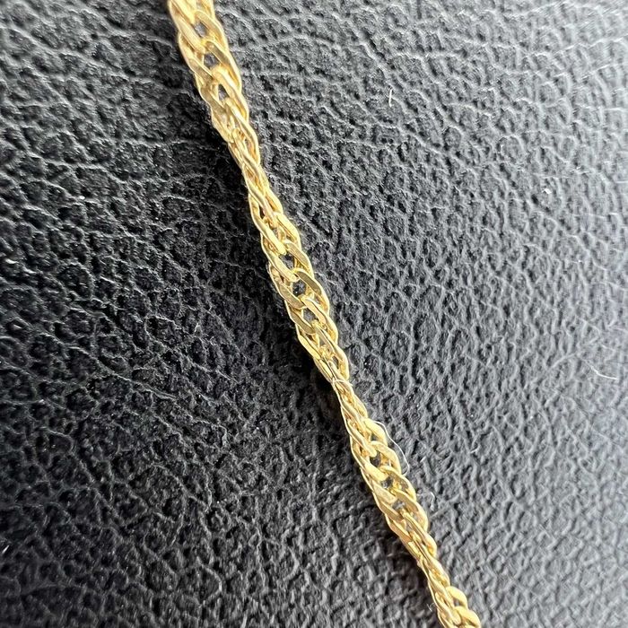 Piękny Złoty Łańcuszek Singapur 58cm P585 1,84g