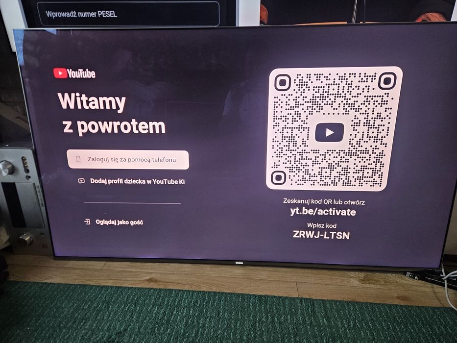 Telewizor Samsung 65'' cieniutki jak Qled Tizen Dvbt2 Netflix